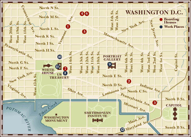 DC Walking Tour Map