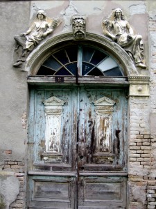 A doorway into the past of present-day Lovcenac.