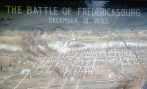 Fredericksburg Battlefield map 