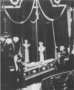 This is the only proven picture of Lincoln in death.